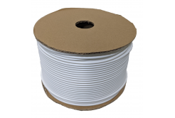 Marcaj tub din PVC rotund R40, 4,0mm, 55m, alb
