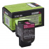Lexmark 80C2SM0 purpuriu (magenta) toner original