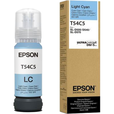 Epson T54C5 C13T54C520 azuriu deschis (light cyan) cerneală originală