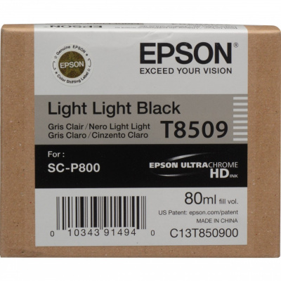 Epson T8509 C13T850900 deschis negru (light black) cartus original