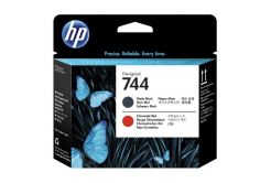 HP original cap de imprimare F9J88A, HP 744, matte black/chromatic red, HP DesignJet Z5600, DesignJet HD Pro MFP