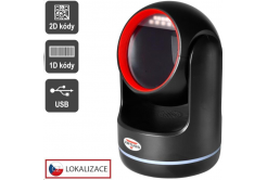 Virtuos EHE0009 cititor CCD 2D HT-861A, staționar, USB, negru