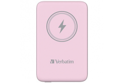 Verbatim 32248 baterie externă cu încărcare wireless, 5V, 10 000mAh, roz