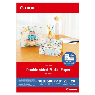 Canon Matte Photo Paper MP-101D 4076C007, 240 g/m2, 12x12cm, 30buc., mat, jet de cerneală, alb, hârtie fotografică