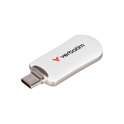 VERBATIM Flash Disk 512GB Plectra USB-C 3.0, alb