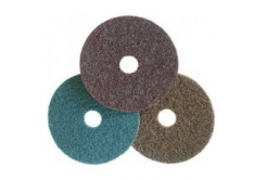 3M Scotch-Brite™ SC-DH Lešticí kotouč se středovým otvorem (na suchý zip) 125 mm A MED
