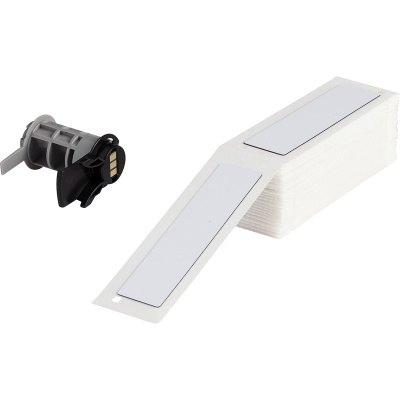 Brady PTLEP-10-7593-WT / 622132, Engraved Plate Replacement Labels, 25 mm x 100 mm