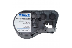 Brady MC1-1000-595-BL-WT / 131594, benzi autoadezive 25.40 mm x 7.62 m