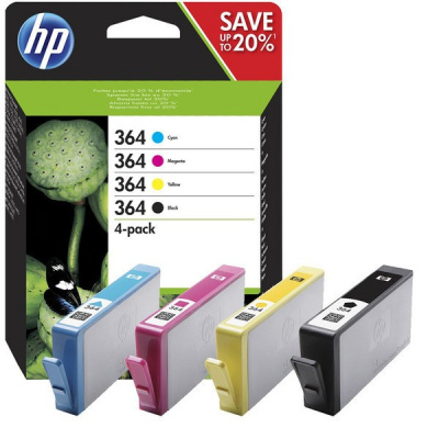 HP 364 N9J73AE azuriu/purpuriu/galben/negru (cyan/magenta/yellow/black) cartus original