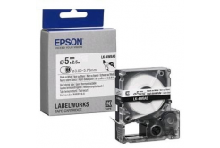Epson LK-4WBA5 C53S654904 6mm x 9m, text negru / fundal alb, tub termocontractabil original
