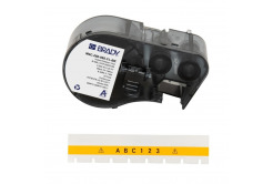 Brady M4C-250-595-YL-BK / 170950, 6.35 mm x 7.62 m, Vinil, text negru / fundal galben