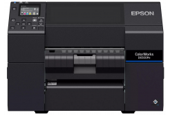 Epson ColorWorks D6500 (Pe) C31CL91202, color imprimantă de etichete, peeler, disp., USB, Ethernet, black