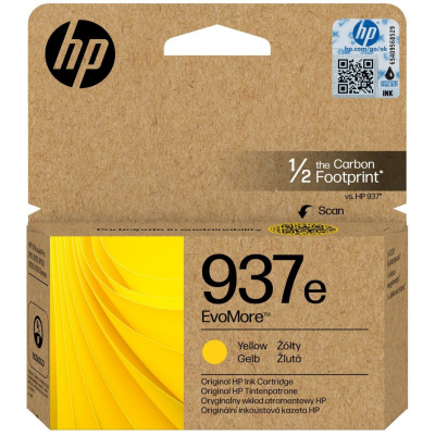 HP 937e 4S6W8NE EvoMore galben (yellow) cartus original