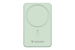 Verbatim 32228 baterie externă cu încărcare wireless, 5V, 10000mAh, verde