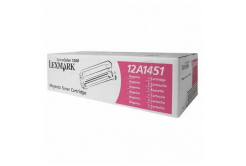 Lexmark 12A1451 purpuriu (magenta) toner original