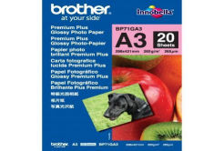 Brother BP71GA3 Glossy Photo Paper, hartie foto, lucios, alb, A3, 260 g/m2, 20 buc