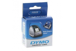 Dymo 11353, S0722530, 25mm x 13mm, alb, rola etichete original