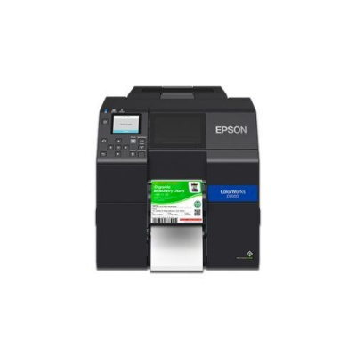 Epson ColorWorks C6000Ae C31CH76102, color imprimantă de etichete, cutter, disp., USB, Ethernet, black