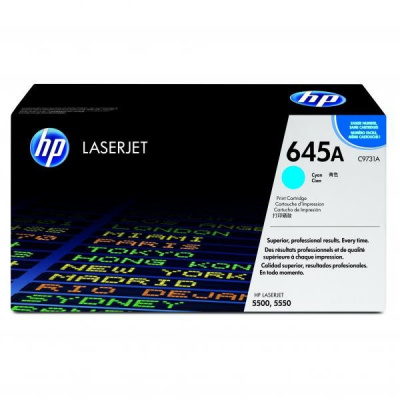 HP 645A, C9731A azuriu (cyan) toner original