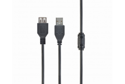 Cablu CABLEXPERT CCF-USB2-AMAF-10 USB A-A 3m 2.0 Prelungitor HQ cu miez de ferită