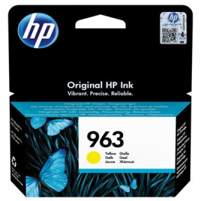 HP cartus original 3JA25AE#301, HP 963, yellow, blistr, 700 pagini, 10.77ml, HP Officejet Pro 9010, 9012, 9014, 9015, 9016, 9019/P