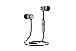 Powerton LIFE ARIVO Bezdrátová bluetooth sluchátka, černo-stříbrná