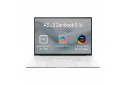ASUS Zenbook S16 OLED/UM5606GA-OLED532W/AI7-445/16"/2880x1800/T/16GB/1TB/AMD int/W11H/Alb/2R