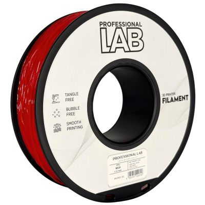 Professional Lab FG-P121-E1, 3D filament, TPU 95A, 1,75mm, 1000g, Roșu (Red)