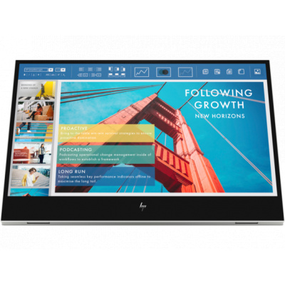 Monitor HP E-Series E14 G4 1B065AA#ABB, IPS, 14", 1920x1080, 2xUSB-C portabil