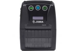 Zebra ZQ210 ZQ21-A0E12KE-00, 8 dots/mm (203 dpi), linerless, CPCL, USB, BT (iOS), black, imprimantă de etichete