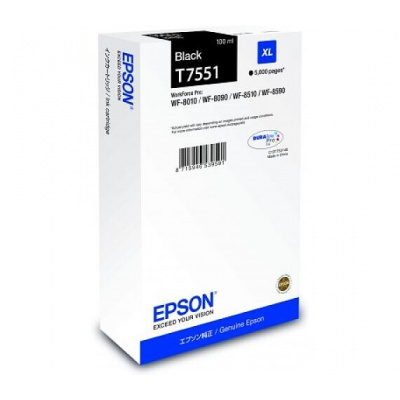 Epson T7551 XL C13T75514N negru (black) cartus original