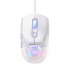 Marvo Mouse FIT LITE G1, 12000DPI, optică, 7 butoane, cu fir USB, alb, gaming, iluminare RGB