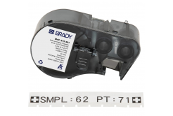 Brady M4C-375-461 / 170875, 9.53 mm x 7.62 m, Poliester, text negru / fundal alb