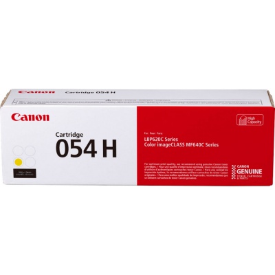 Canon toner original 054HY, yellow, 2300 pagini, 3025C002, high capacity, Canon i-SENSYS LBP621Cw, 623Cdw, MF641Cw, 643Cdw, 645Cx