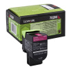 Lexmark 70C20ME purpuriu (magenta) toner original