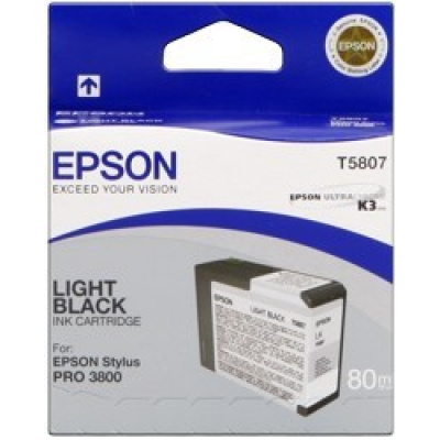 Epson T580900 negru deschis (light light black) cartus original