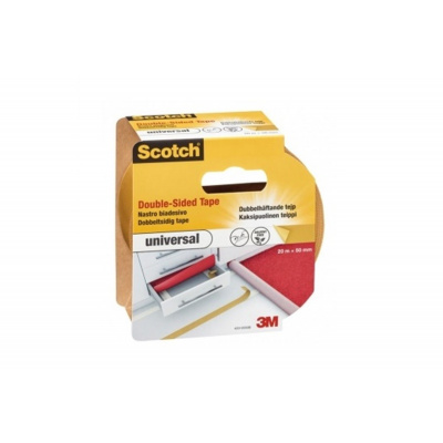 3M 4201 Scotch banda adeziva dubla pentru aplicații simple, 50 mm x 20 m