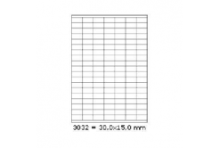Etichete autoadezive 30 x 15 mm, 133 de etichete, A4, 100 coli