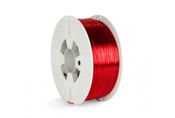 VERBATIM 3D Printer Filament PET-G 1.75mm, 327m, 1kg red transparent