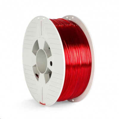 Verbatim 55054 3D filament, PET-G, 1,75mm, 1000g, 327m, Roșu transparent (Transparent red)