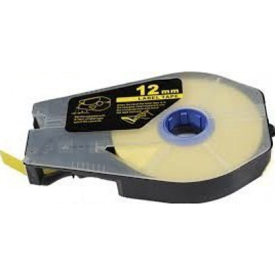 Bandă adezivă compatibilă pentru Canon M-1 Std/M-1 Pro / Partex, 12mm x 30m, casetă, galben