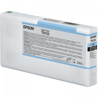 Epson T9135 azuriu deschis (light cyan) cartus original