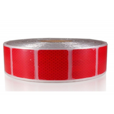 3M 997-72S Diamond Grade Pătrate flexibile reflectorizante 50 x 50 mm, roșu