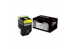 Lexmark 80C0S40 galben (yellow) toner original