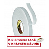 3M 9515W Bandă dublu adezivă din spumă pentru montaj, albă 25 mm x 33 m