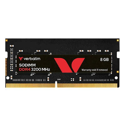 VERBATIM SODIMM DDR4 8GB 3200MHz Single Pack without Heatsink