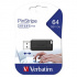 Verbatim 49065 Store N Go PinStripe, Unitate flash USB, USB A 2.0, 64GB, cu conector detașabil, negru