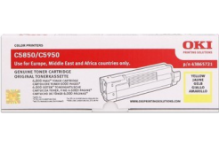 OKI 43865721 galben (yellow) toner original