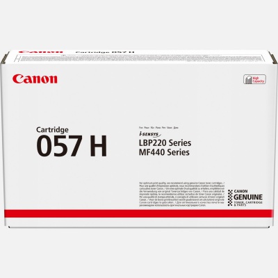 Canon toner original 057H, black, 10000 pagini, 3010C002, high capacity, Canon LBP228, LBP226, LBP223, MF449, MF446, MF445, MF443