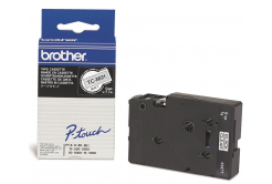 Brother TC-M91, 9mm x 7,7m, text negru / fundal transparent, banda original